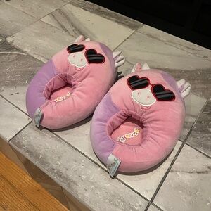 Squishmallows Pink and Purple Kids Slippers